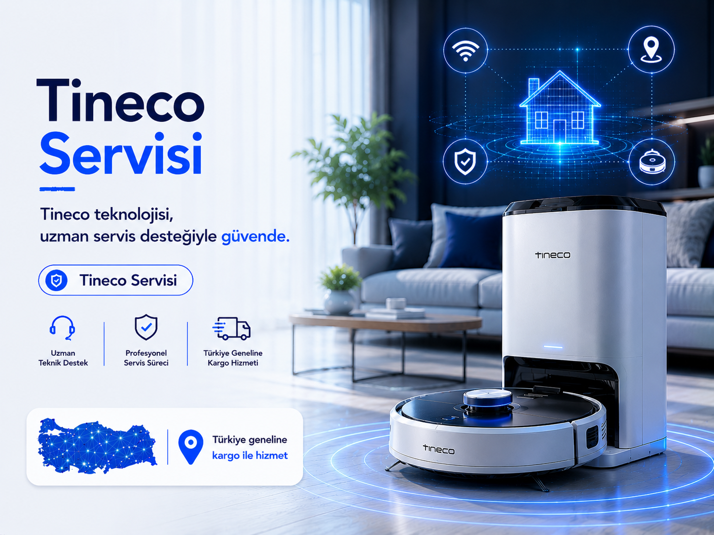 Tineco robot süpürge servisi