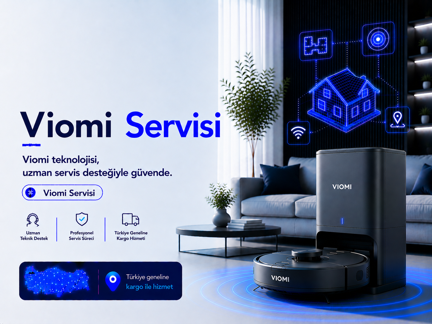 Viomi robot süpürge servisi