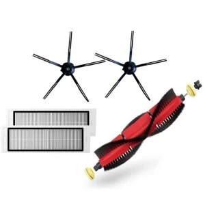 Roborock S5 MAX- Siyah Uyumlu 6'li Yedek Parça Seti