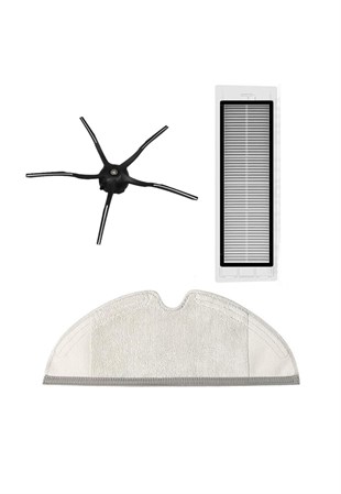 Roborock S6 Pure Uyumlu 3'li Yedek Parça Seti