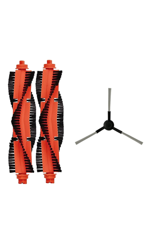 Xiaomi Mop Pro (STYTJ02YM) Robot Süpürge Uyumlu 3'li Yedek Parça Seti