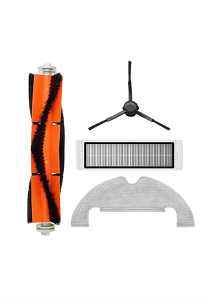 Xiaomi Vacuum Mop 2 Ultra (STYTJ05ZHMHW) Robot Süpürge Uyumlu 4'li Yedek Parça Seti