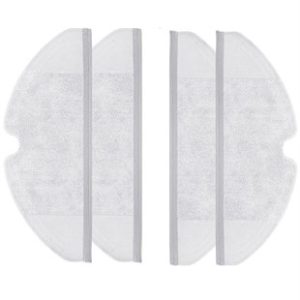 Xiaomi Vacuum Mop 2C (XMSTJQR2C) Robot Süpürge Uyumlu 4'li Mop Bezi- Yedek Parça Seti